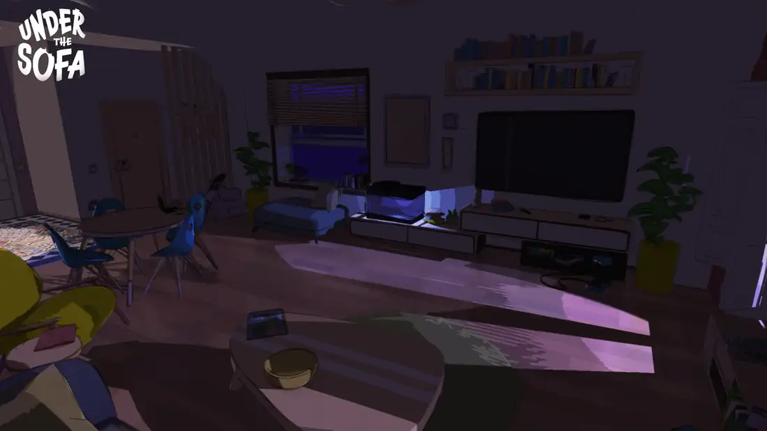 Living room · night
