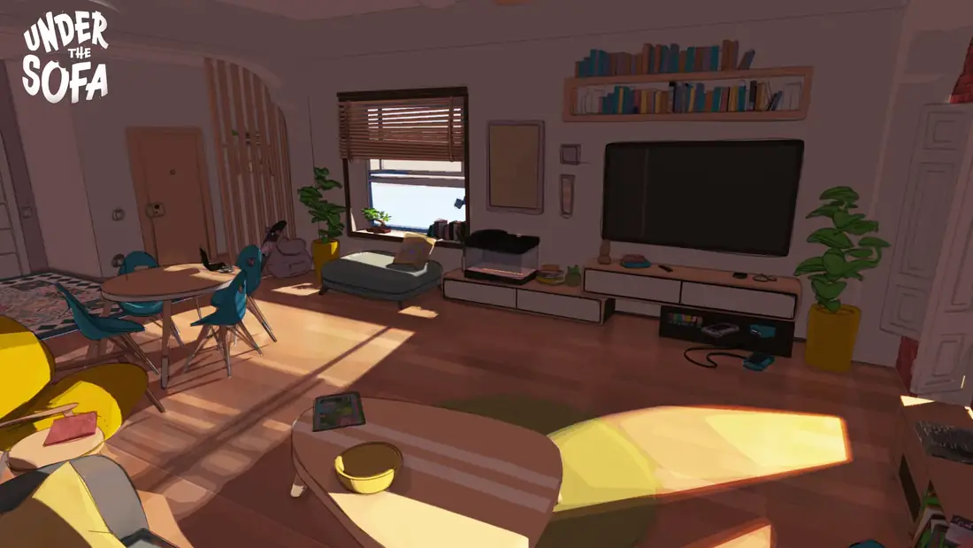 Living room · sunset