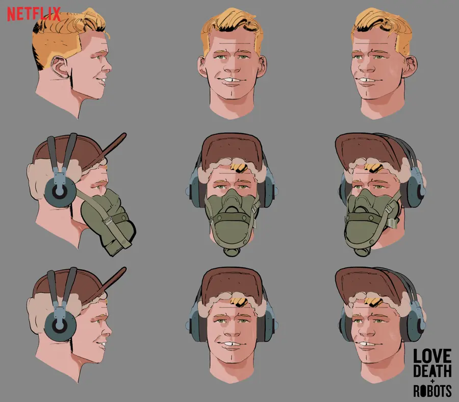 Sharkey · cap and mask