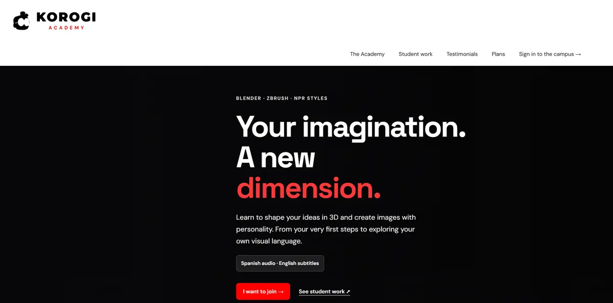 Preview of the new Korogi Academy platform